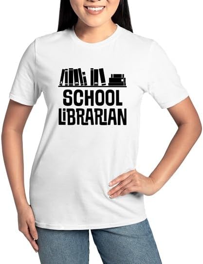 CafePress School Librarian Women's Classic T Shirt Women's Relaxed Fit Classic Cotton T-Shirt - White