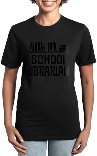 CafePress School Librarian Women's Classic T Shirt Women's Relaxed Fit Classic Cotton T-Shirt - Black