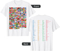 International Flags From 206 Countries & Territories T-Shirt - White