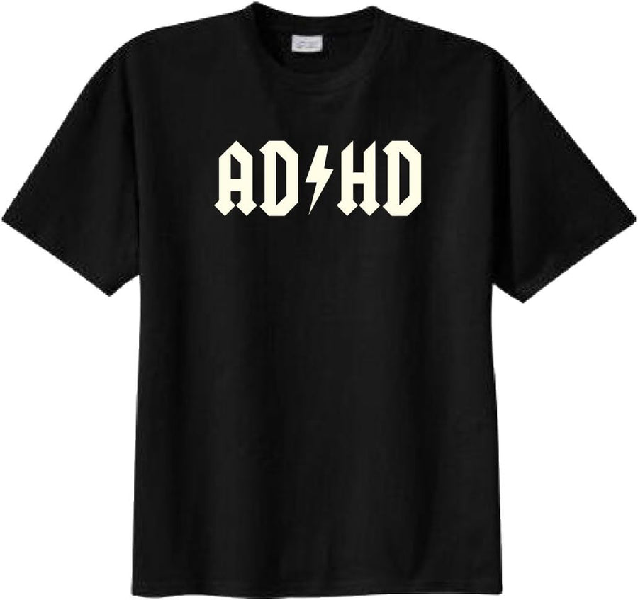 ADHD T-Shirt Entourage AD/HD Funny T-Shirt - Black