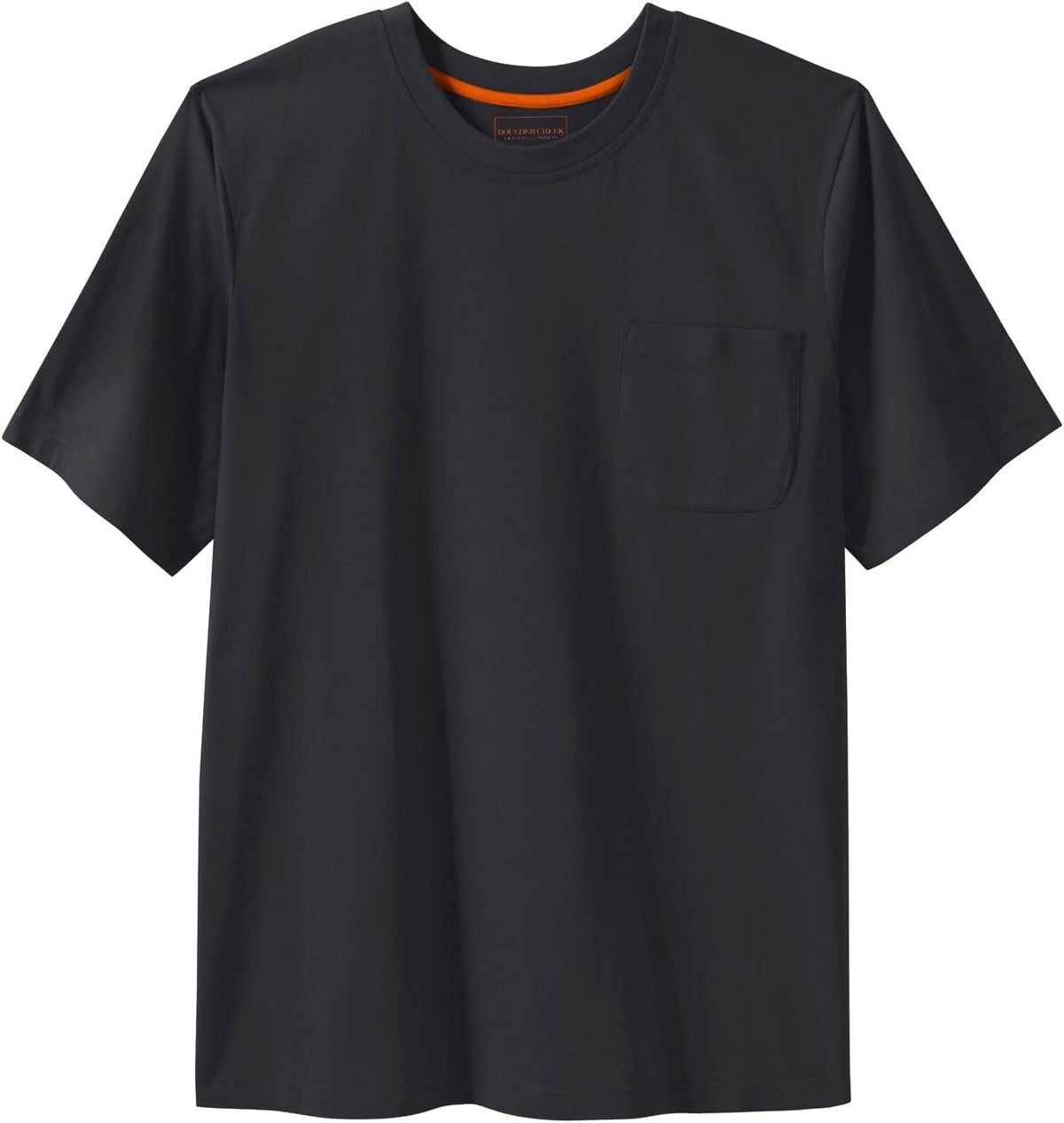 Boulder Creek Heavyweight Pocket Crewneck T-Shirt - Black