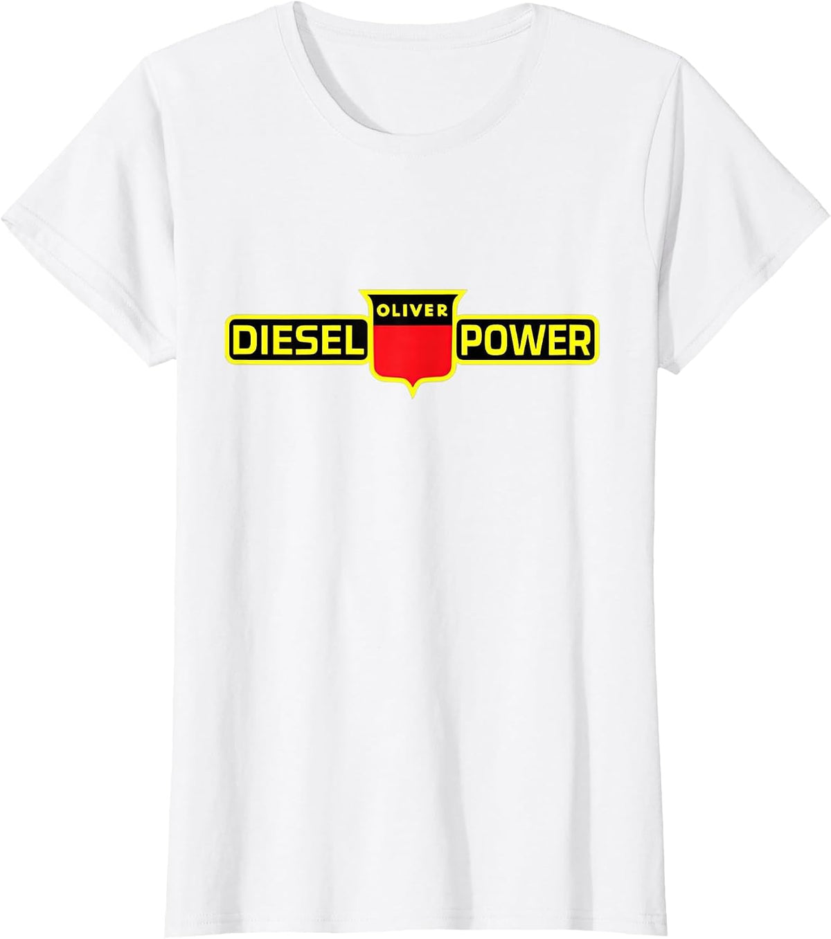 Oliver Tractor Diesel Power Tractor Vintage T-Shirt - White