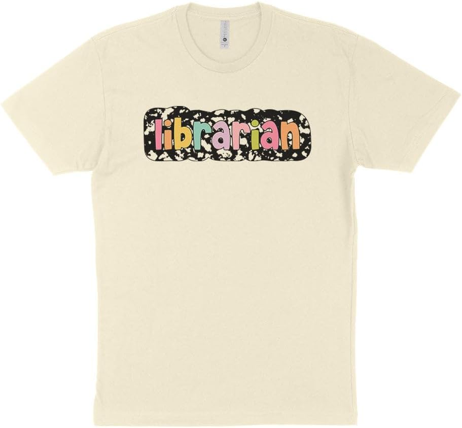 Composition Book Librarian T-Shirt Unisex - Natural