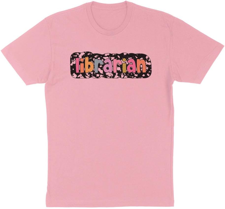 Composition Book Librarian T-Shirt Unisex - Pink