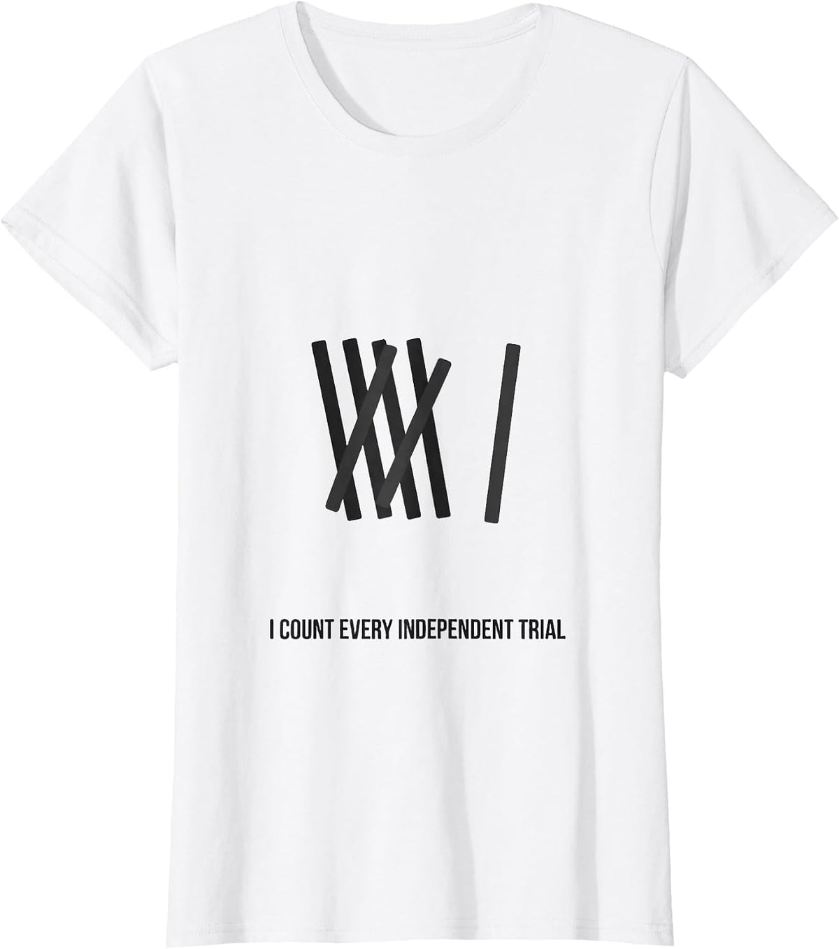 I Count Every Independent Trial Retro ABA Therapist RBT T-Shirt - White