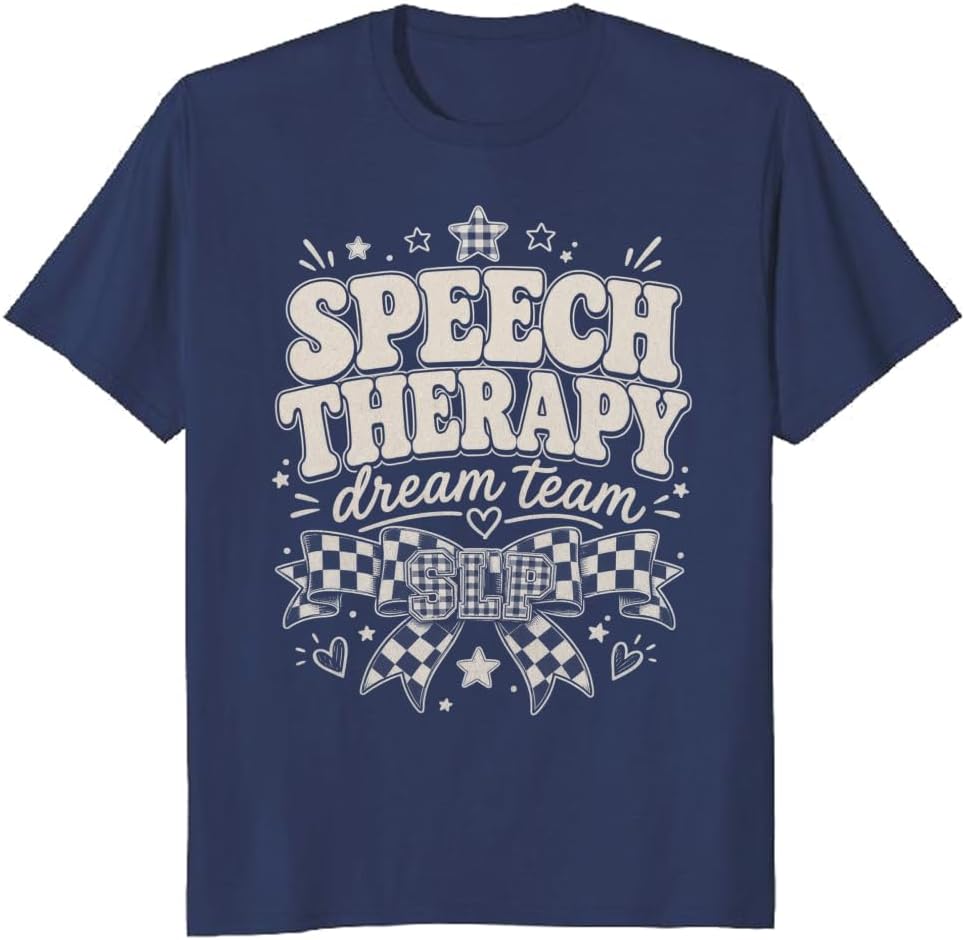 Speech Club T-Shirt Preppy Gingham Classroom Graphic Tee - S4