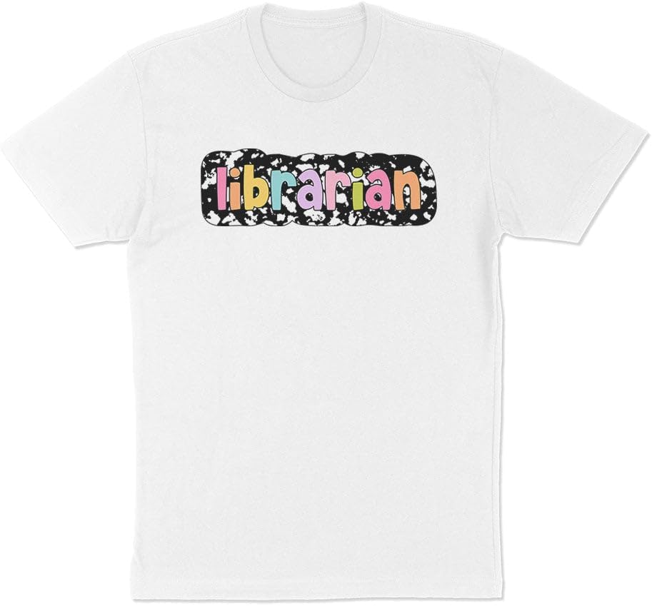 Composition Book Librarian T-Shirt Unisex - White