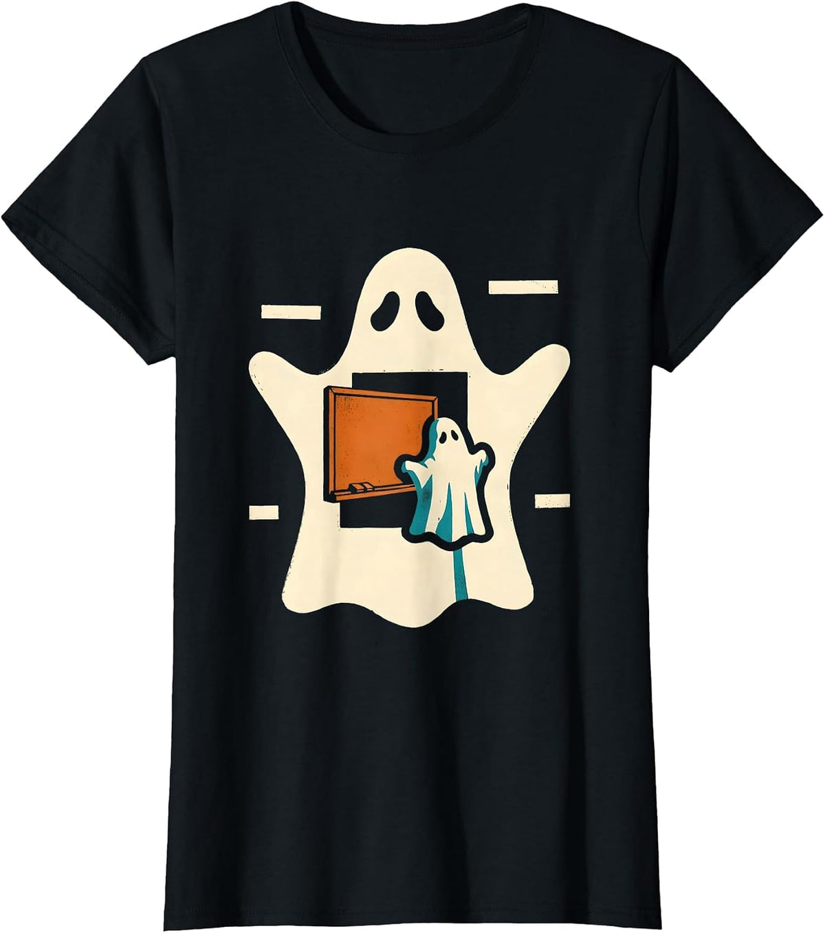 Ghost Para Normal Activities Paraprofessional Halloween T-Shirt - Black