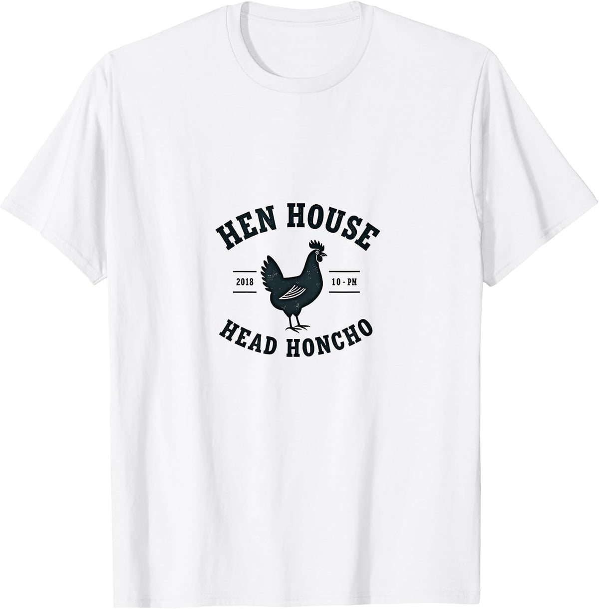 Mademark Chickens & Roosters T-Shirt - White-hen House Head Honcho