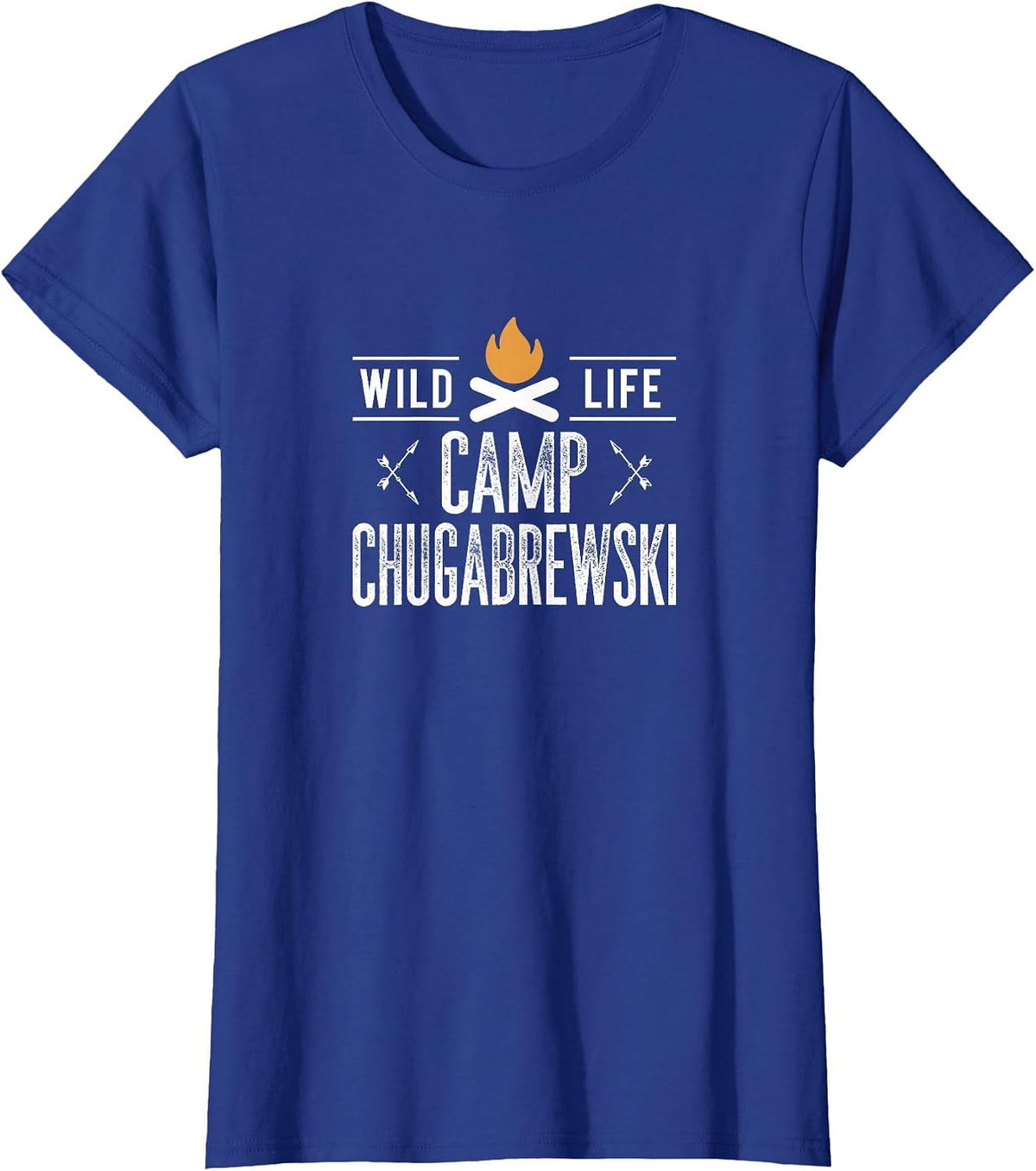 Camp Chugabrewski - Vintage Style - T-Shirt - Royal Blue