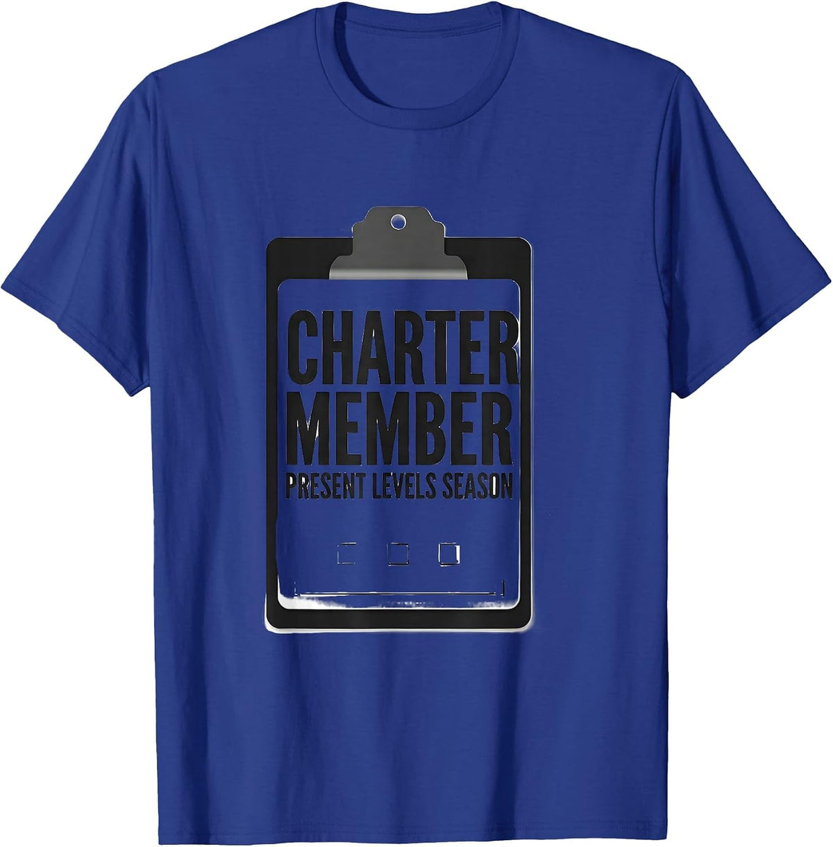 Charter Member Present Levels Season Special Education T-Shirt - Royal Blue