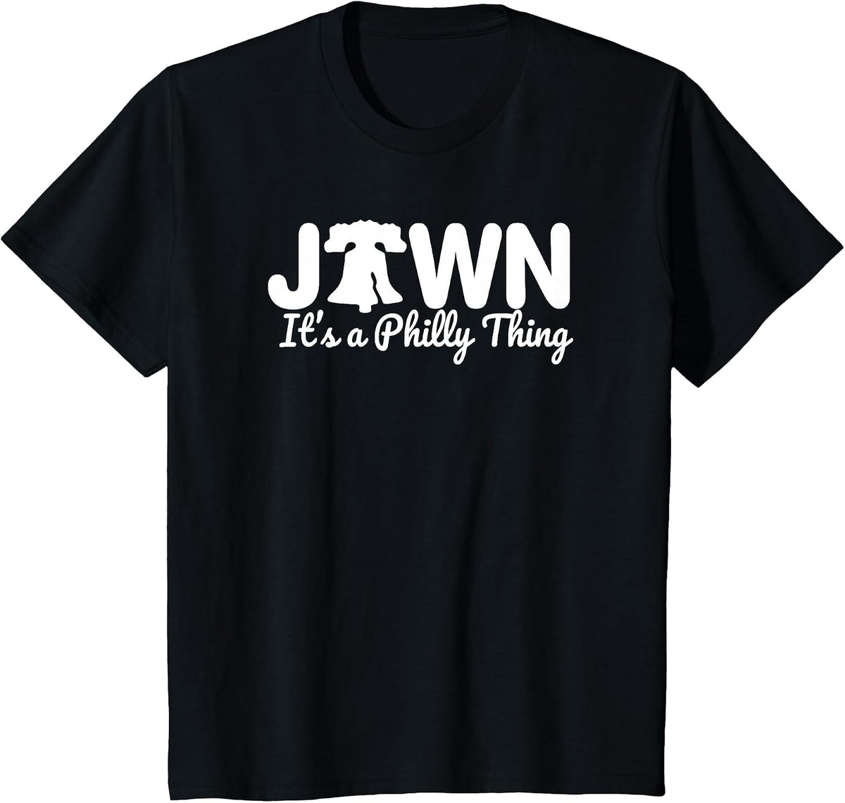 JAWN It's A Philly Thing Philadelphia Fan Liberty Bell 215 T-Shirt - Black