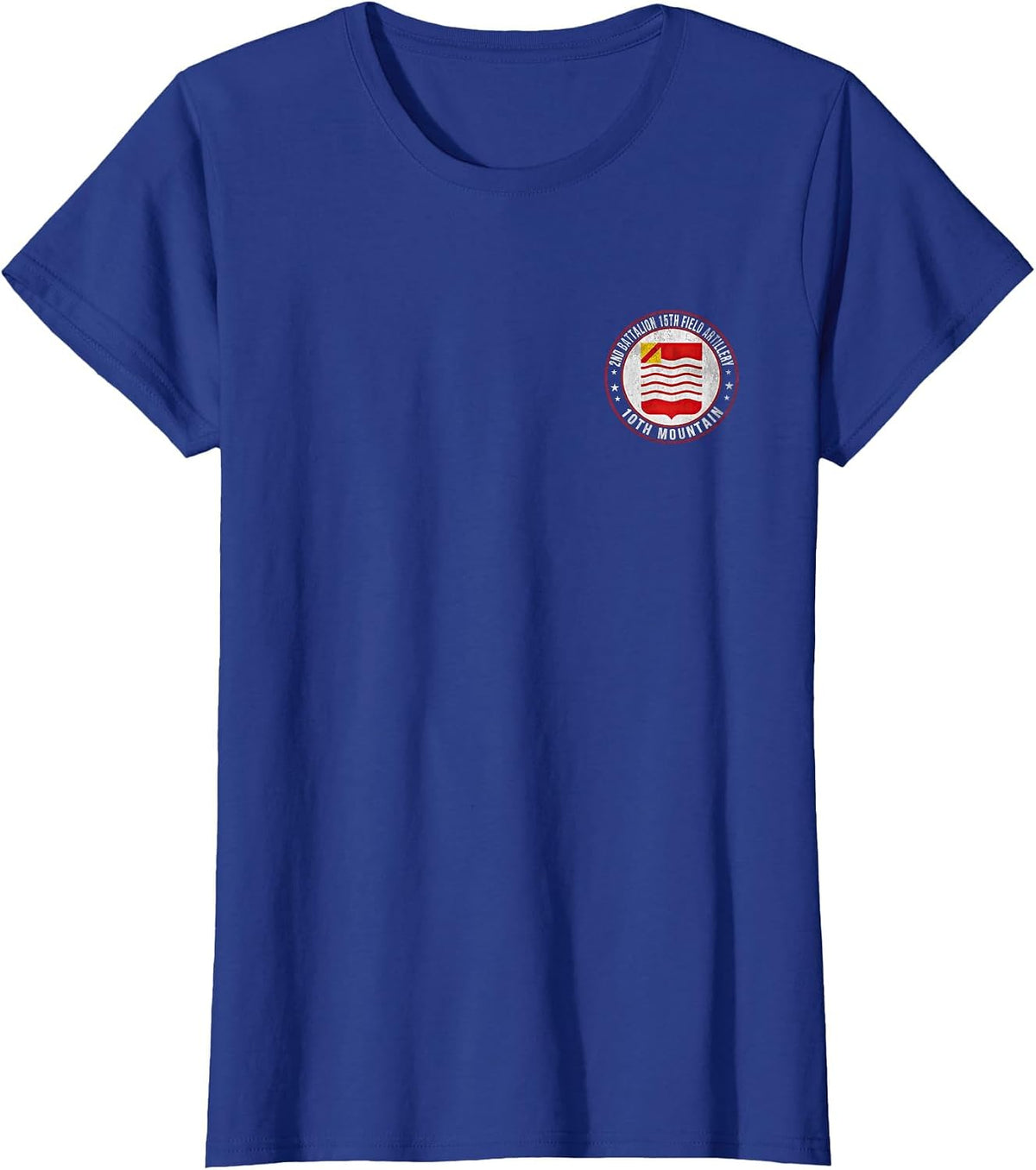 2nd Battalion 15th Field Artillery 10th Mountain Division T-Shirt - Royal Blue