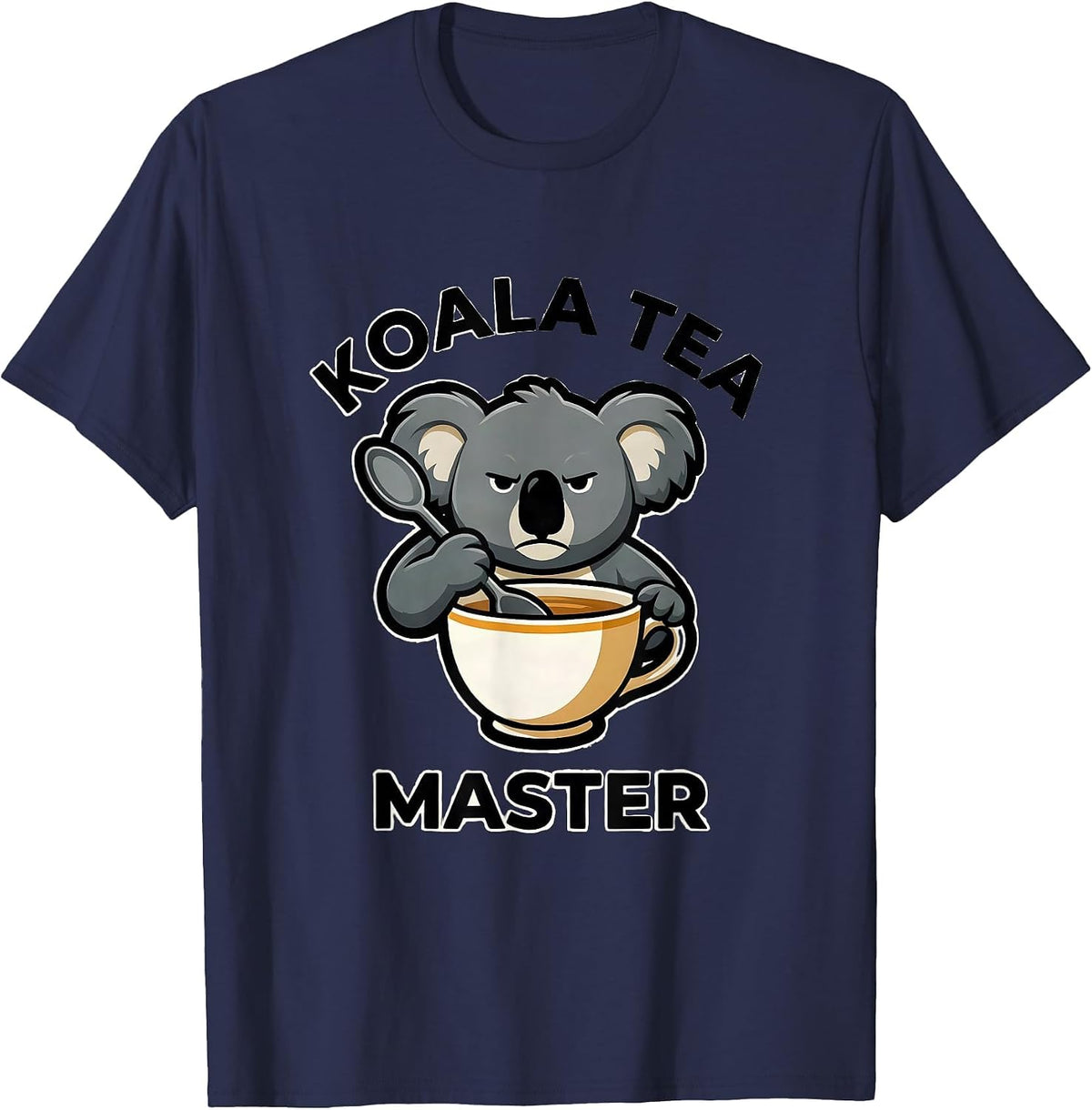 Koala Tea Master Funny Koala Lover Cute Animal Gift T-Shirt - Navy Blue