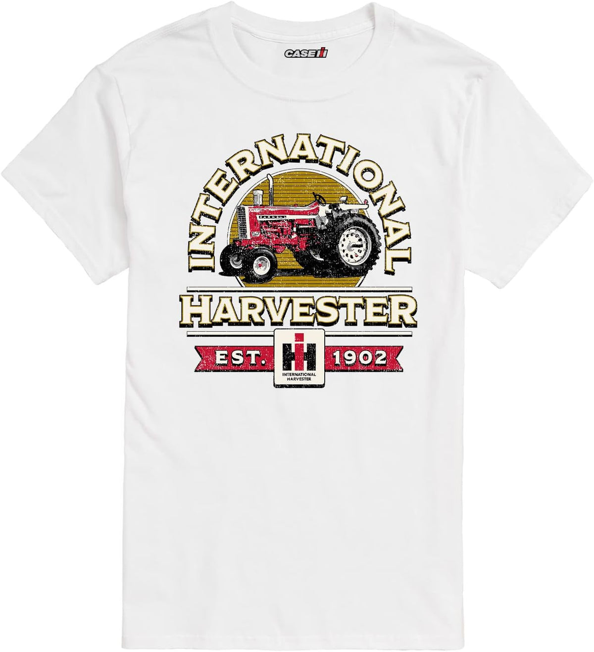 International Harvester Est. 1902 - Men's Short Sleeve Graphic T-Shirt - White