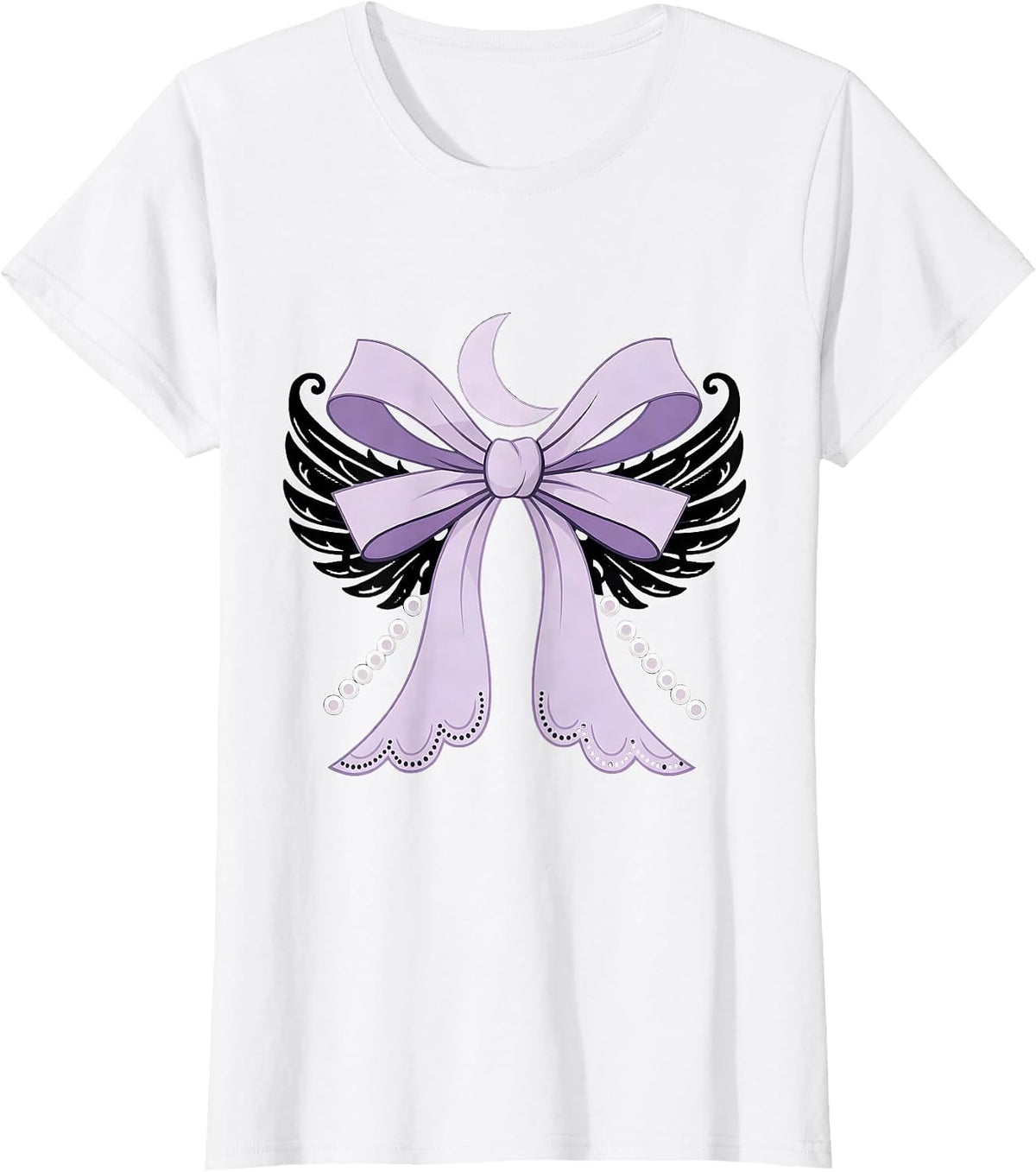 Mardi Gras Crescent Moon New Orleans Balcony T-Shirt - White