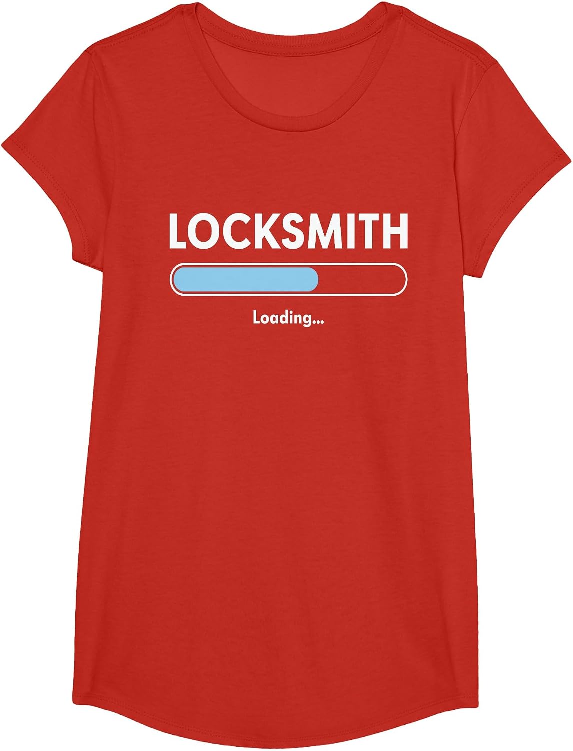 Locksmith Loading Locksmith Shirt Lockout Specialist T-Shirt - Girls Red