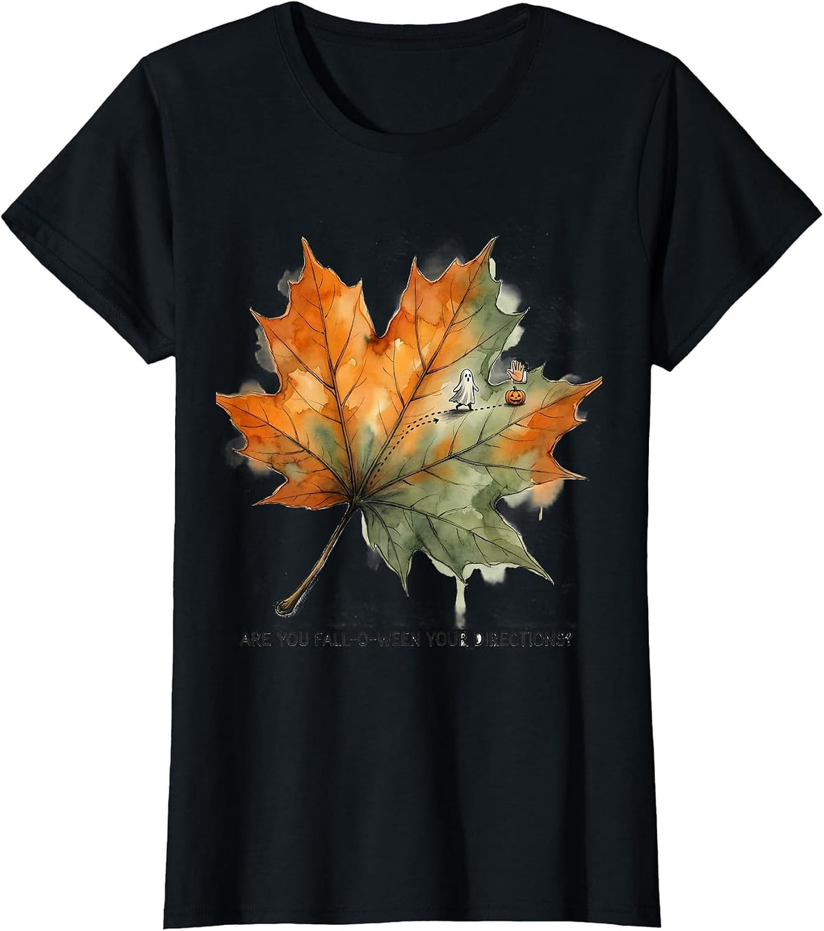 Are You Fall-O-Ween Your Directions Playful Teacher T-Shirt - Black