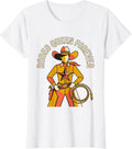Women's Rodeo Queen Forever Western Cowgirl Design T-Shirt - White