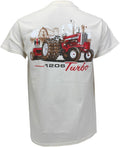 Adult IH Farmall 1206 Tractor with Duals Short Sleeve T-Shirt EXC-408 - As Pictured