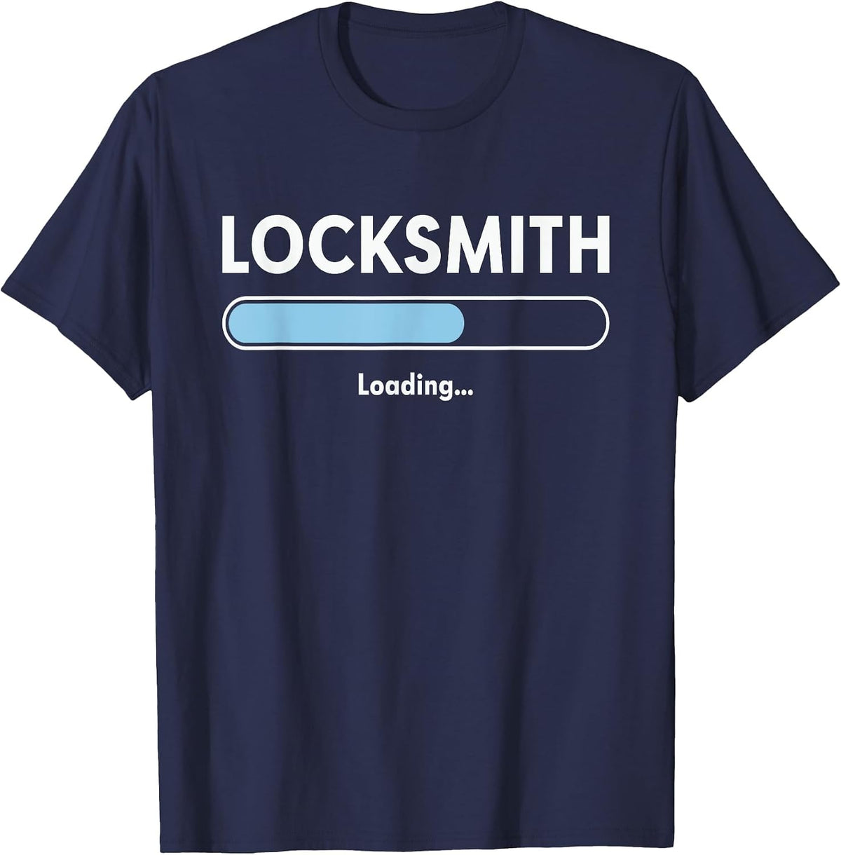 Locksmith Loading Locksmith Shirt Lockout Specialist T-Shirt - Navy Blue