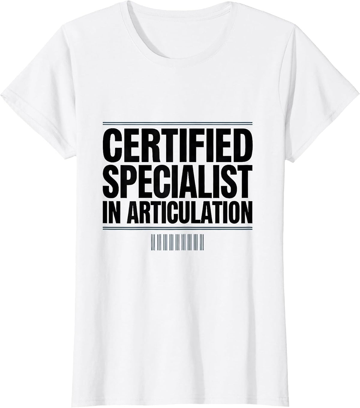 Certified Specialist In Articulation Retro Floral SLP T-Shirt - White