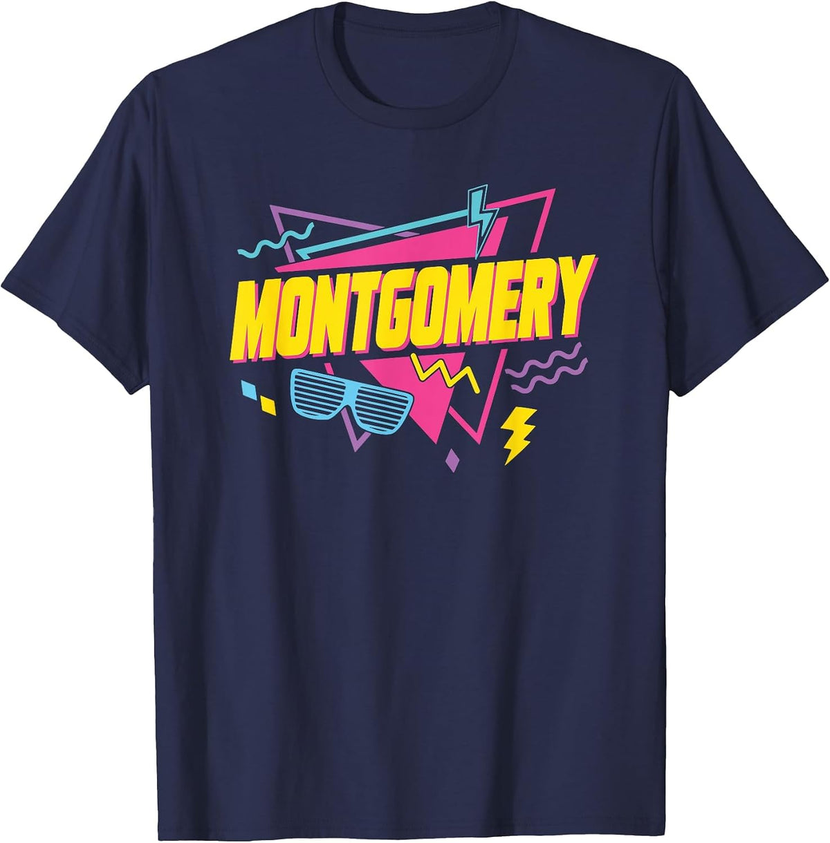 80s Montgomery T-Shirt - Navy Blue