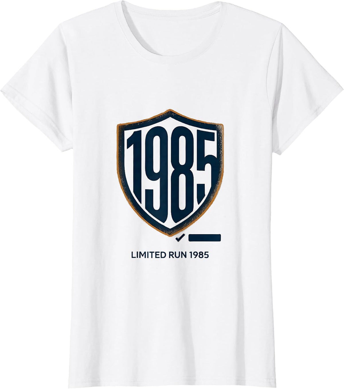 Women's Limited Run 1985 Vintage Editorial Conceptual Birthday Gift T-Shirt - White