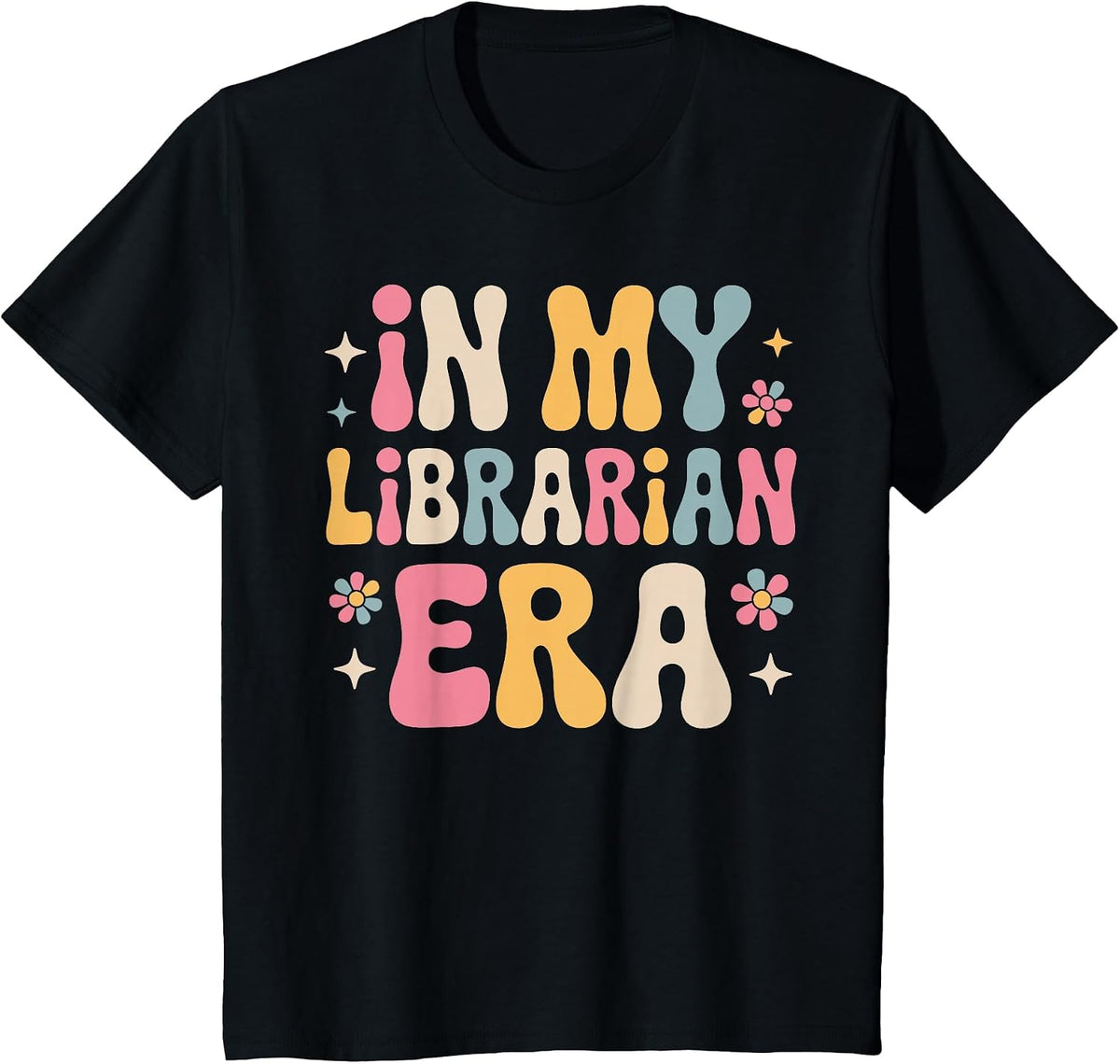 Funny Librarian Art for Men Women Kids Bookworm Reader T-Shirt - Black