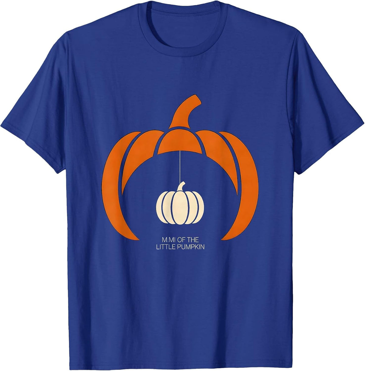 Men's Mimi Of The Little Pumpkin Family Matching First Birthday T-Shirt - Royal Blue