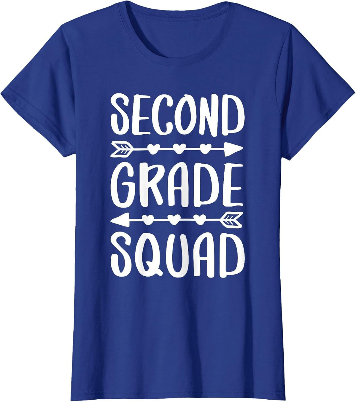 Second Grade Squad Shirt 2nd Grade Boy Girl Student Teacher T-Shirt - Royal Blue