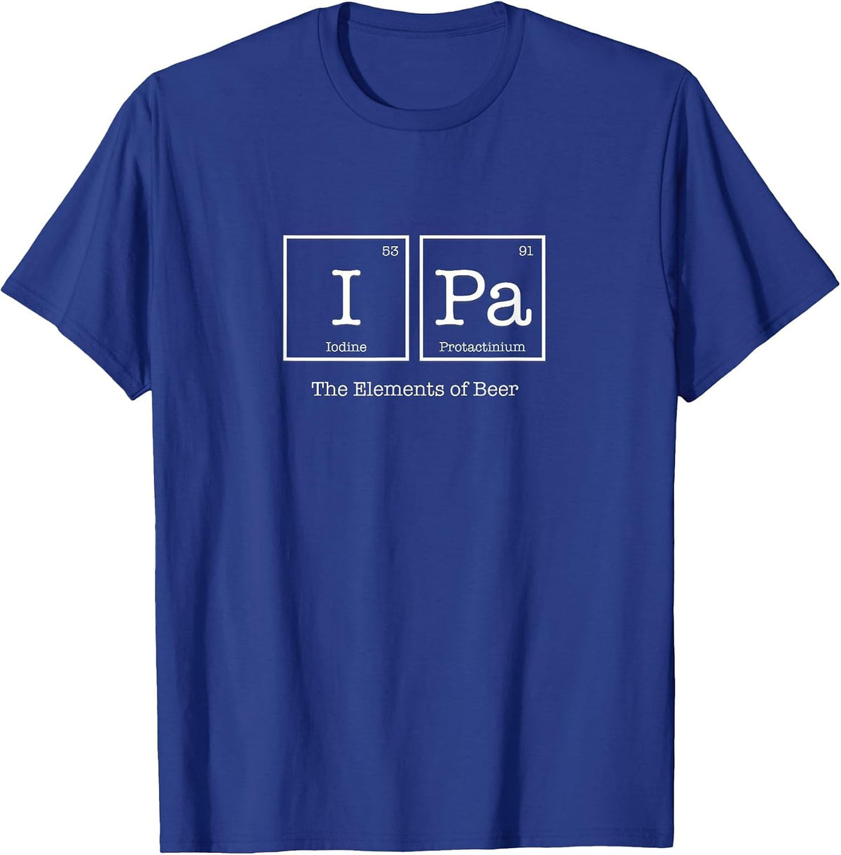IPA The Elements of Beer T-Shirt T-Shirt - Royal Blue