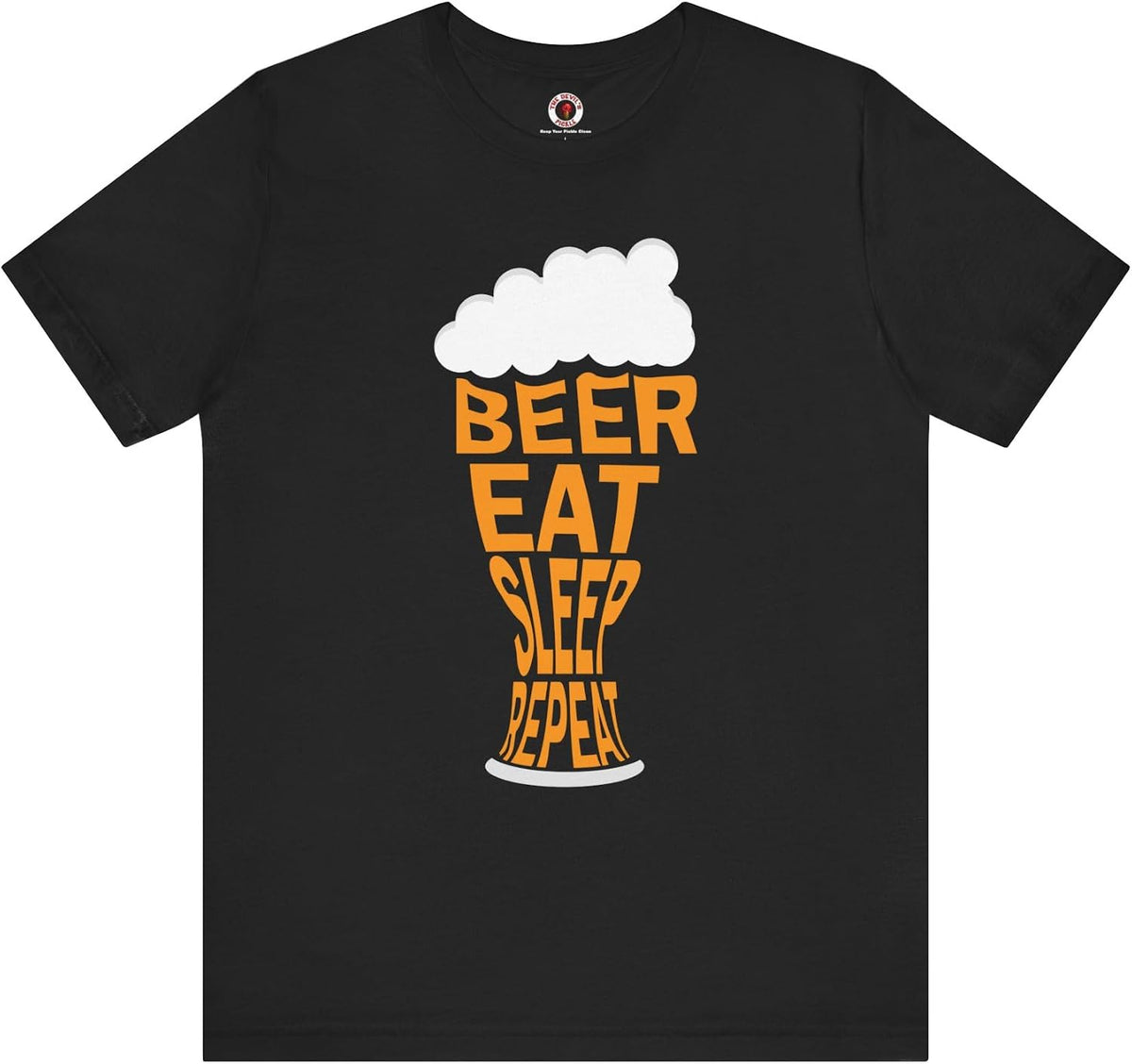 Beer Eat Sleep Repeat T-Shirt - Black