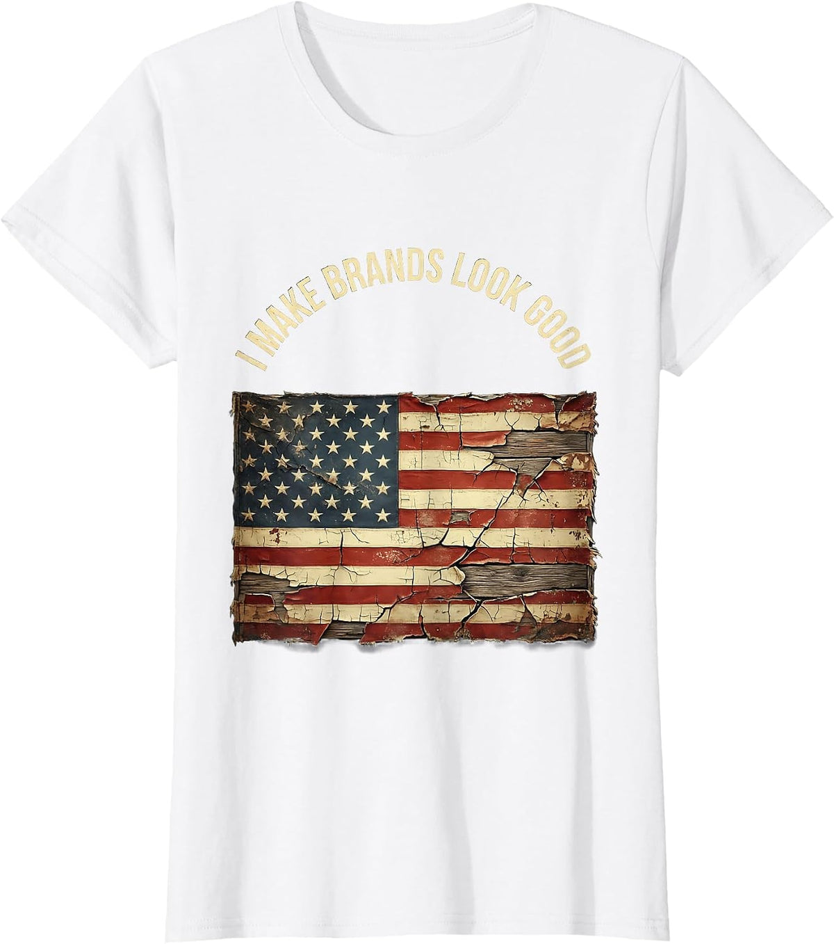 I Make Brands Look Good Graphic Designer Tee T-Shirt - White