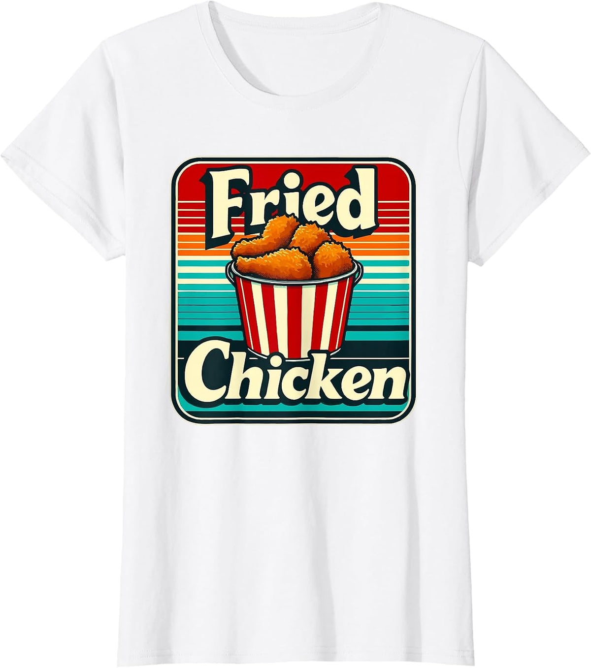 Vintage Fried Chicken T-Shirt - White