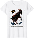 Women's Walking By Faith Still Stumbling Funny Christian Animal T-Shirt - White