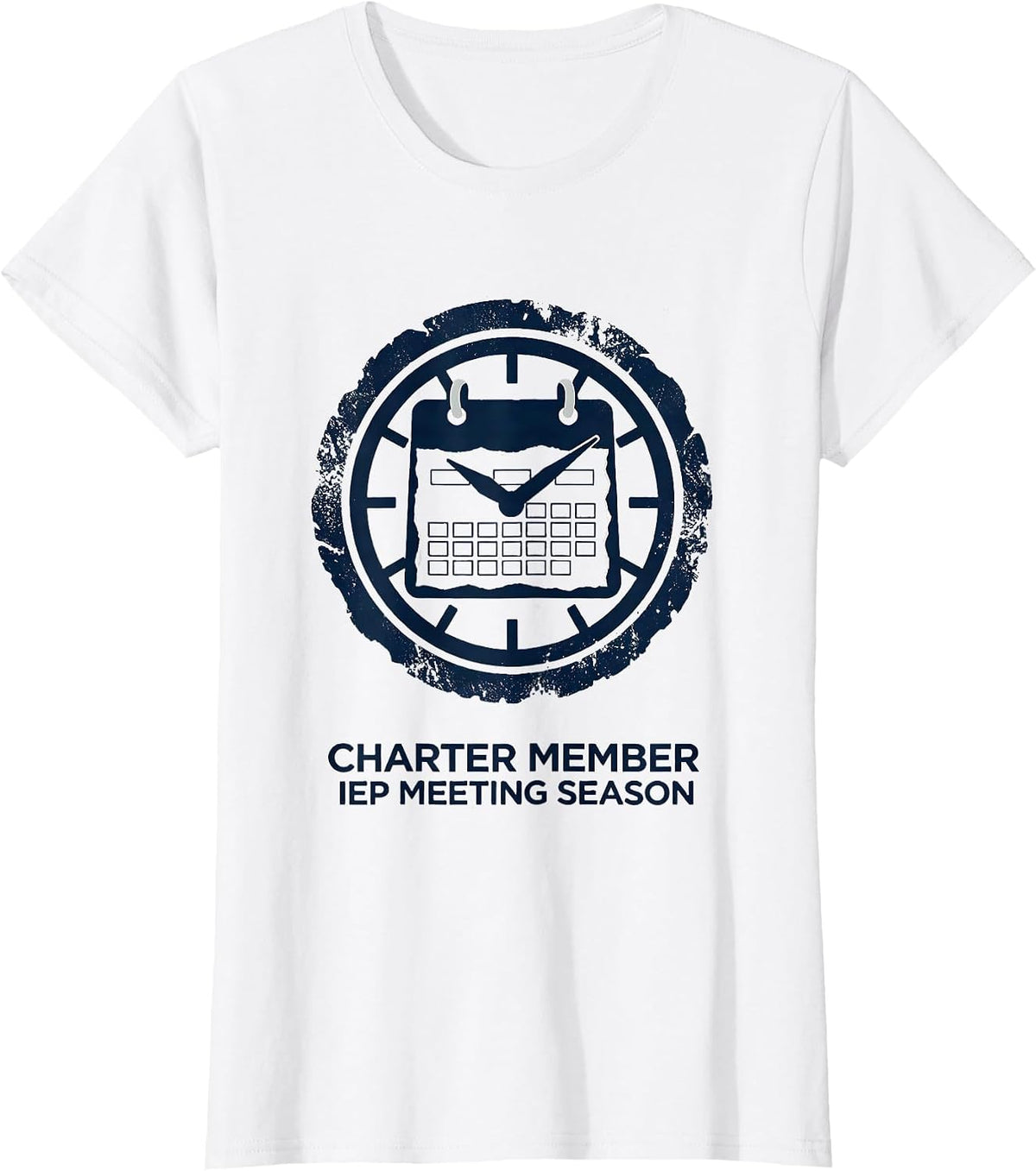 Charter Member IEP Meeting Season Special Education Teacher T-Shirt - White