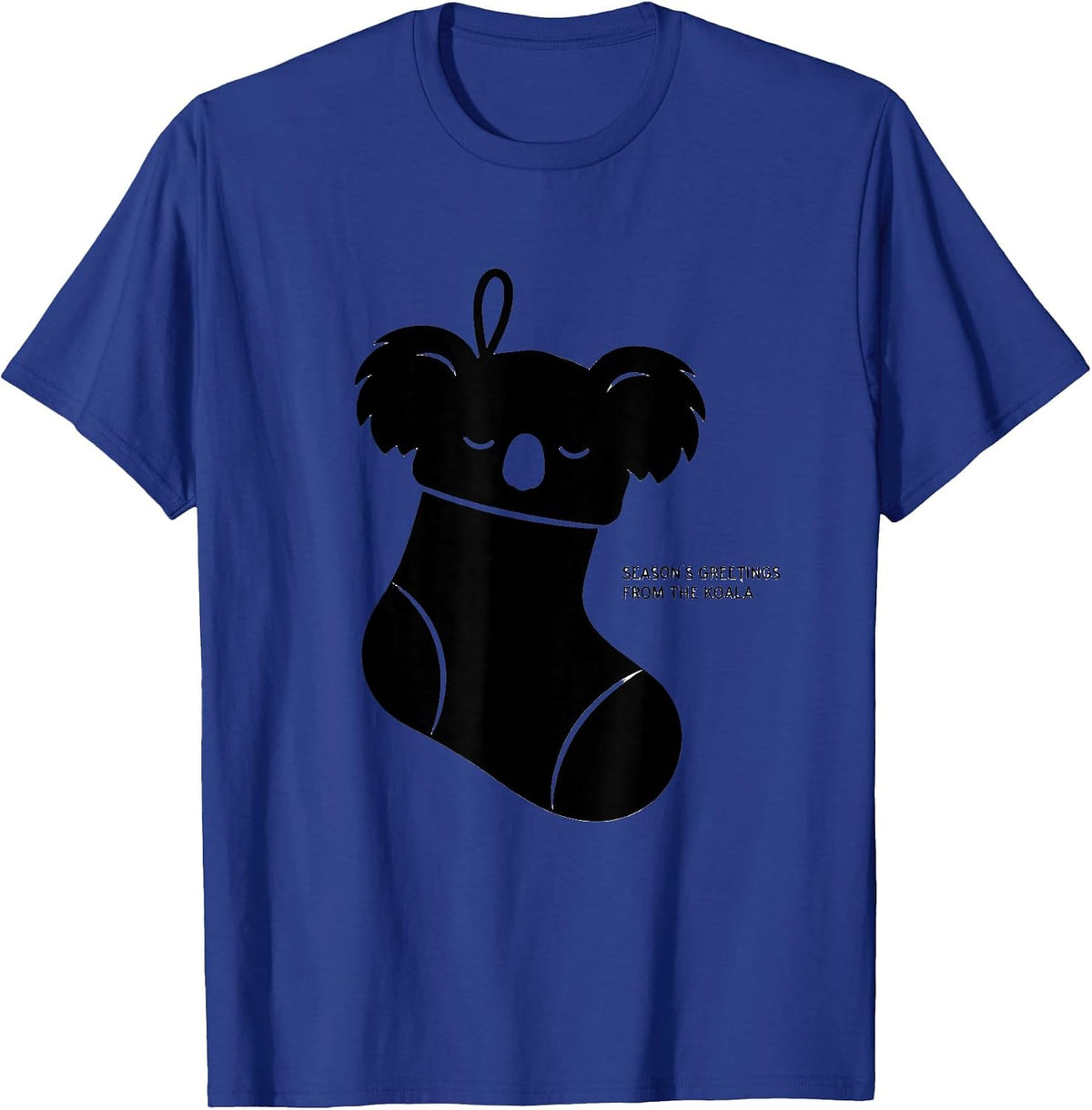 Season's Greetings From The Koala Funny Koala Lover T-Shirt - Royal Blue