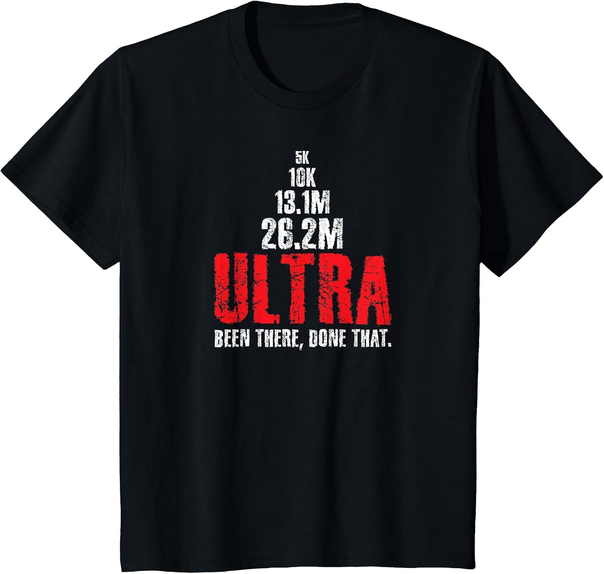 5k to Ultra Running Marathon Trail Runner t-Shirt T-Shirt - Black