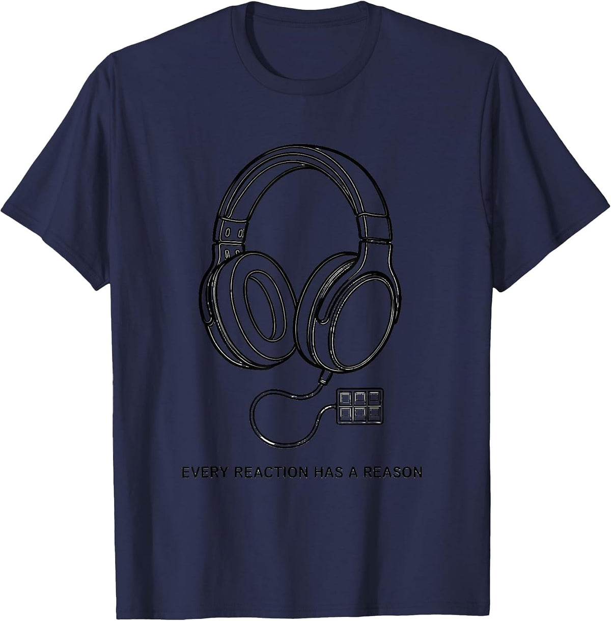 Men's Every Reaction Has A Reason Autism Awareness Special T-Shirt - Navy Blue