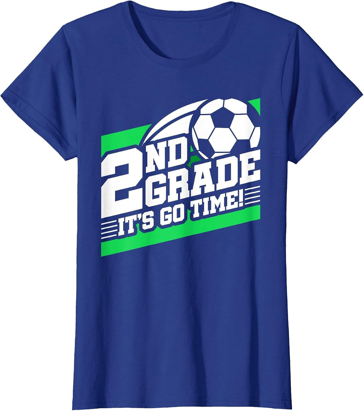 2nd Grade Soccer - Back to School - First Day of 2nd Grade T-Shirt - Royal Blue