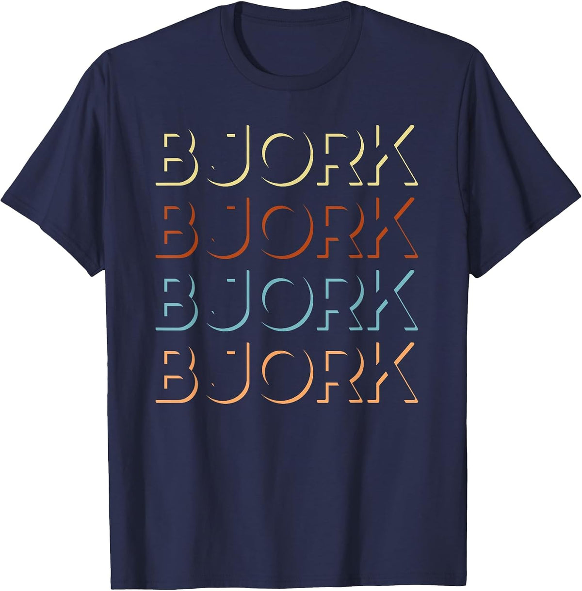 Bjork My Personalized Tee T-Shirt T-Shirt - Navy Blue