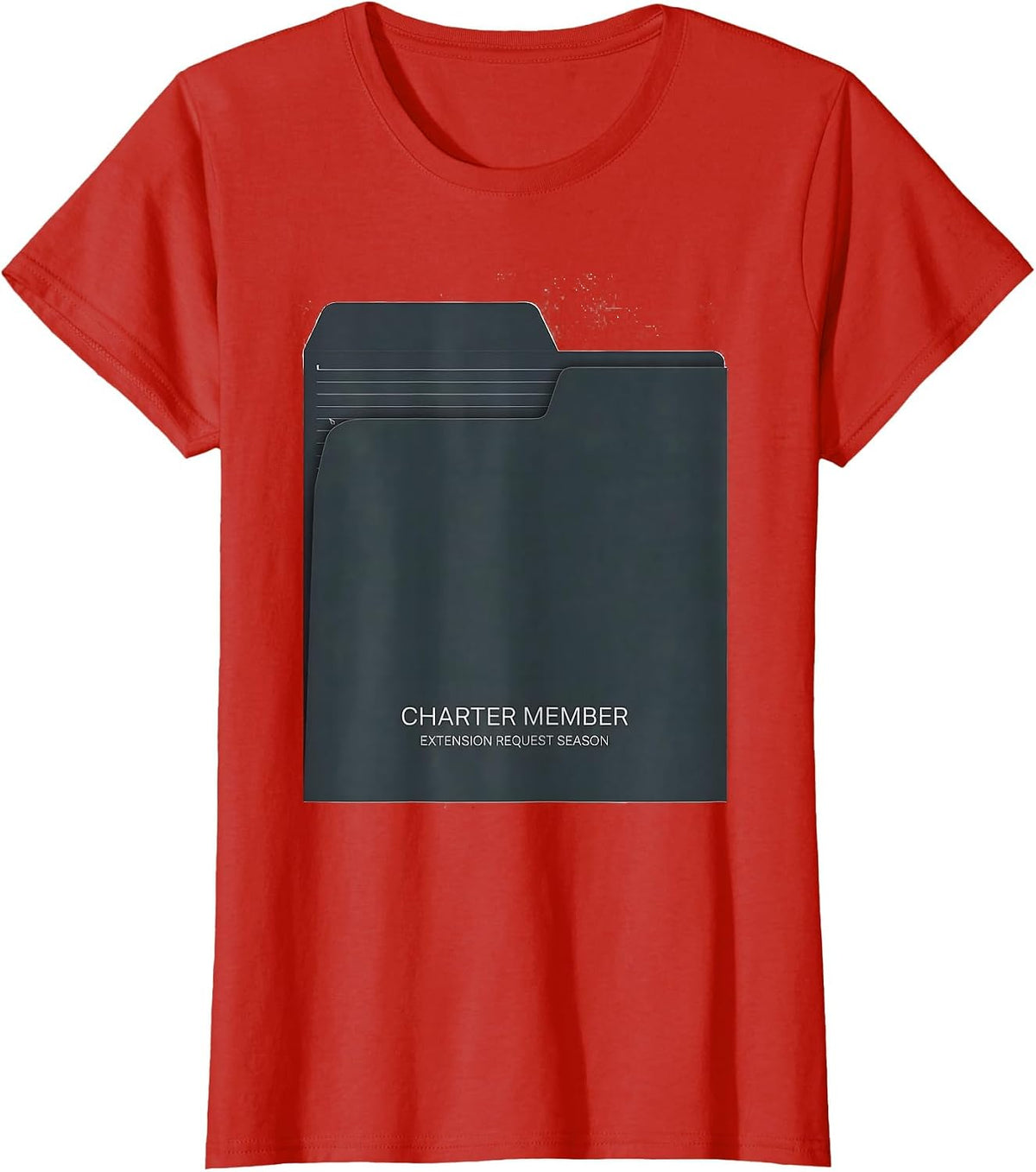Women's Charter Member Extension Request Season Special Education T-Shirt - Red
