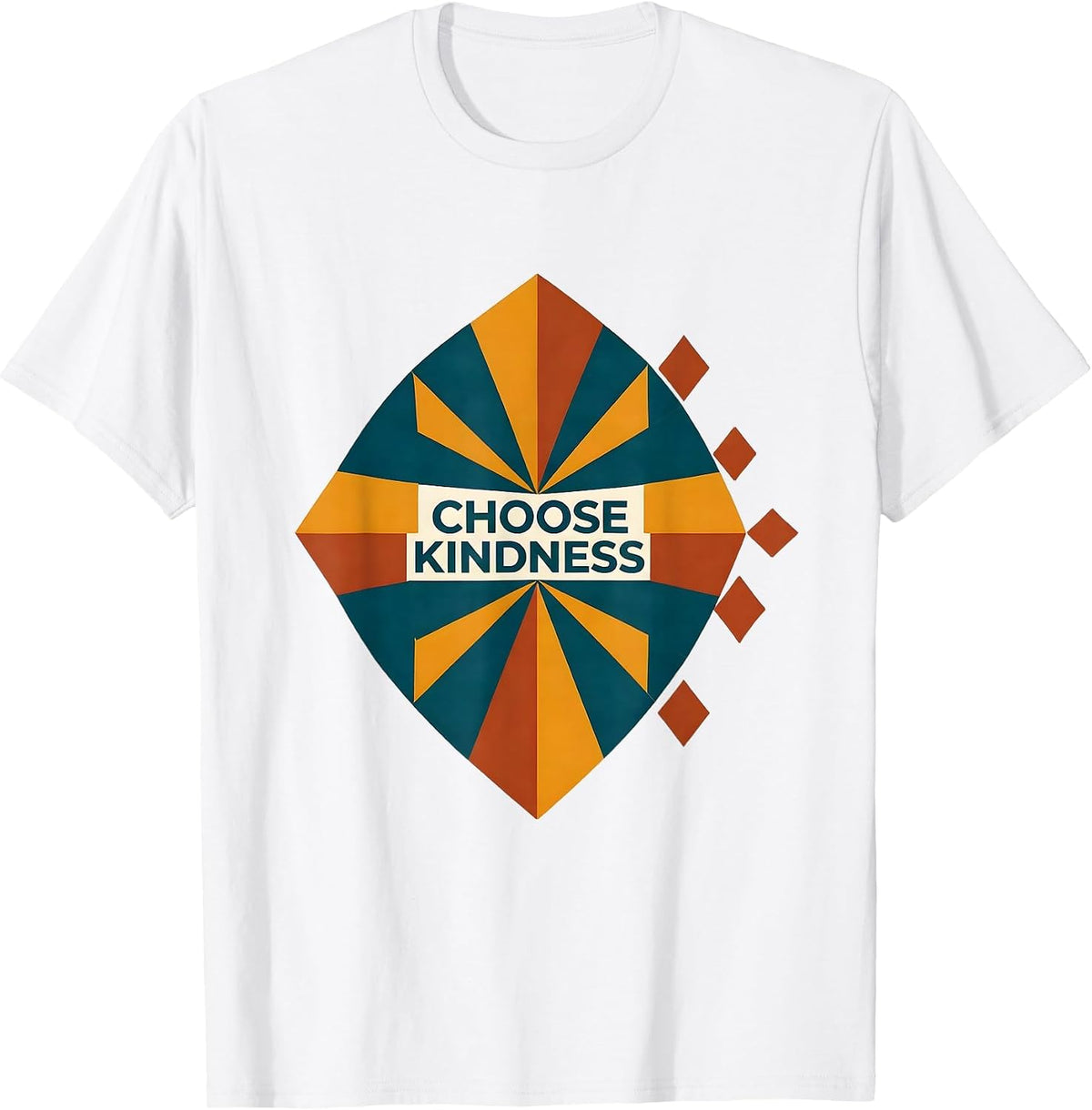 Choose Kindness Groovy Floral Positivity Gift for Special T-Shirt - White