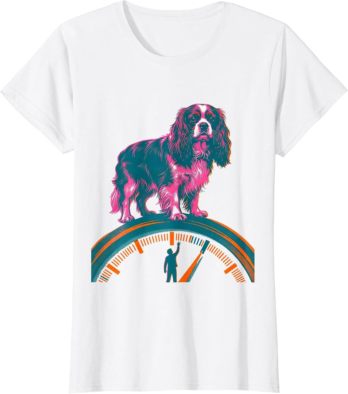 Cavalier King Charles Spaniel Dog Lover Humor T-Shirt - White
