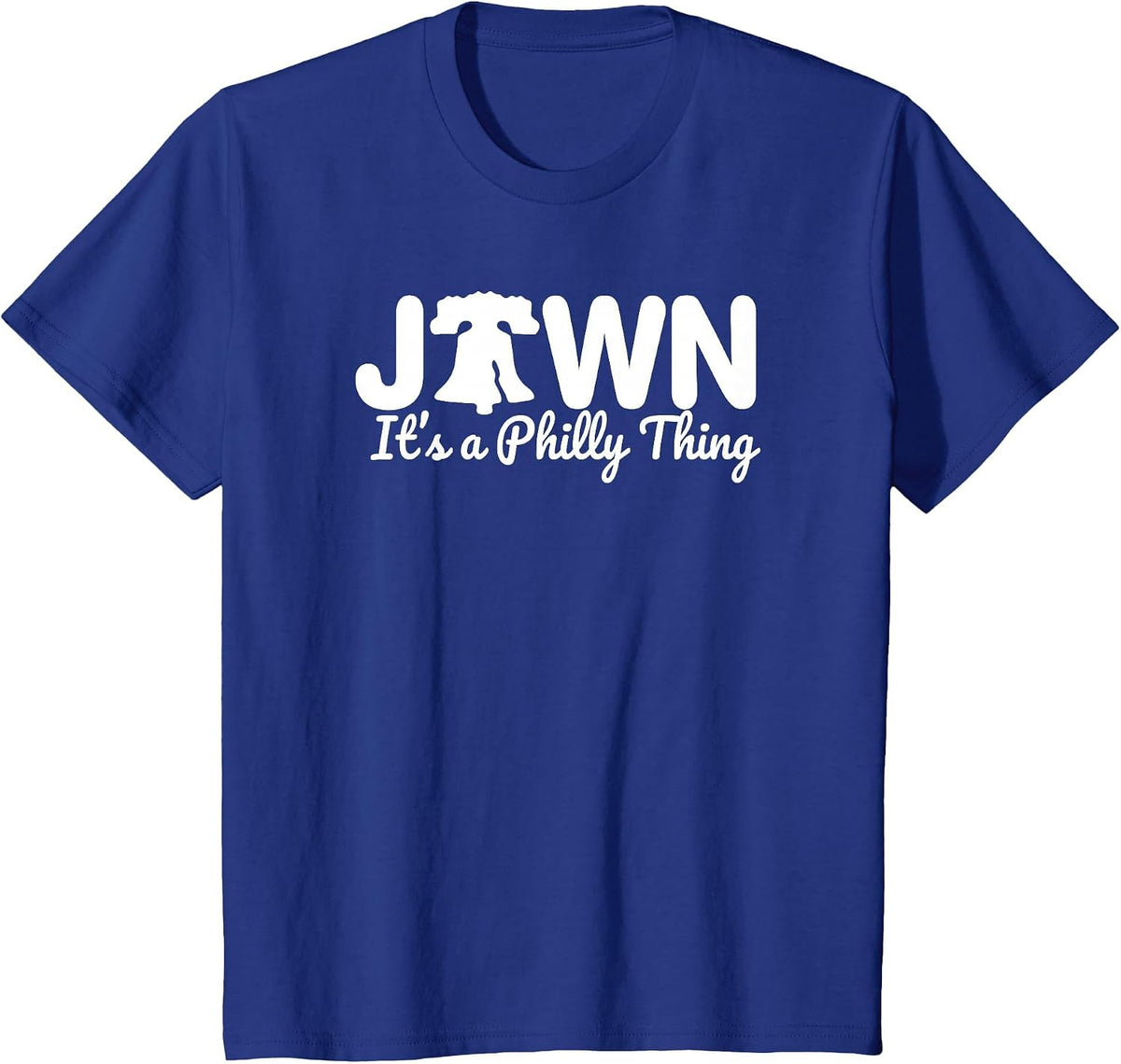 JAWN It's A Philly Thing Philadelphia Fan Liberty Bell 215 T-Shirt - Royal Blue