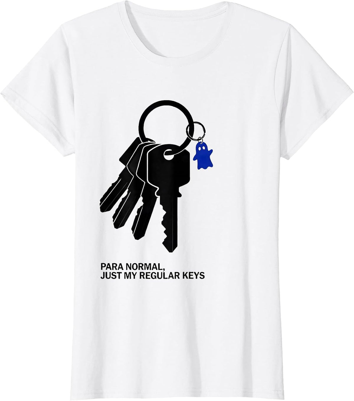 Para Normal Just My Regular Keys Ghost Para Teacher Aide T-Shirt - White