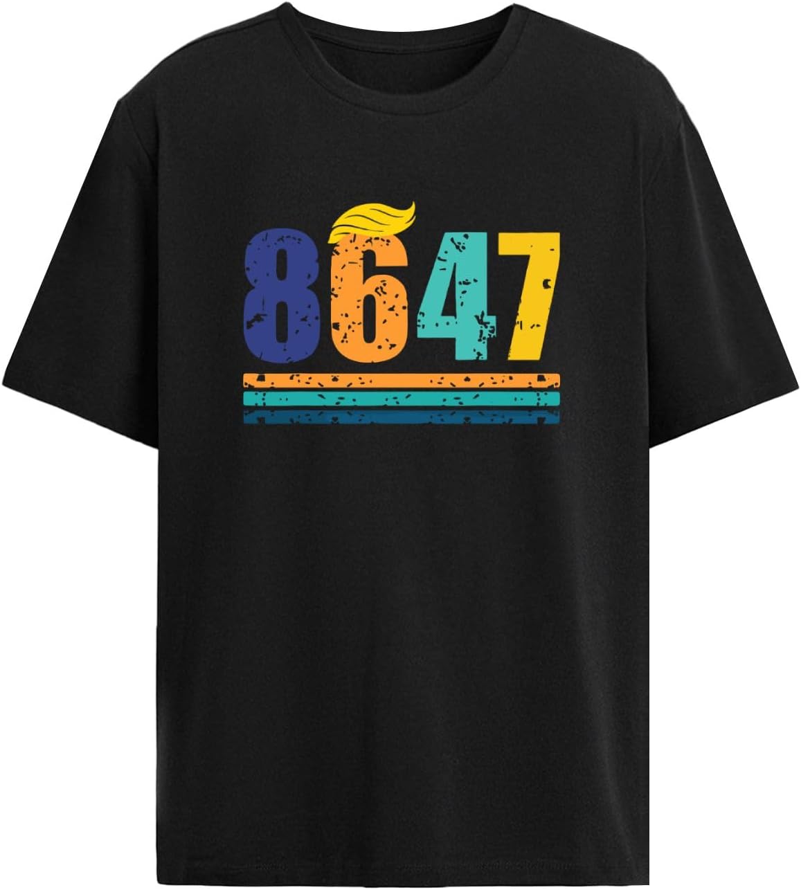 Retros Vintage 8647 tees for Men Funny - Allblack
