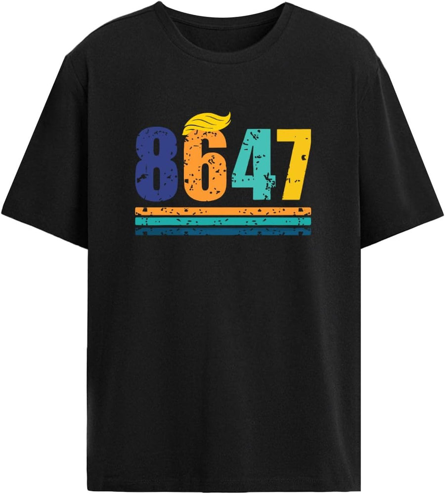 Retros Vintage 8647 tees for Men Funny - Allblack