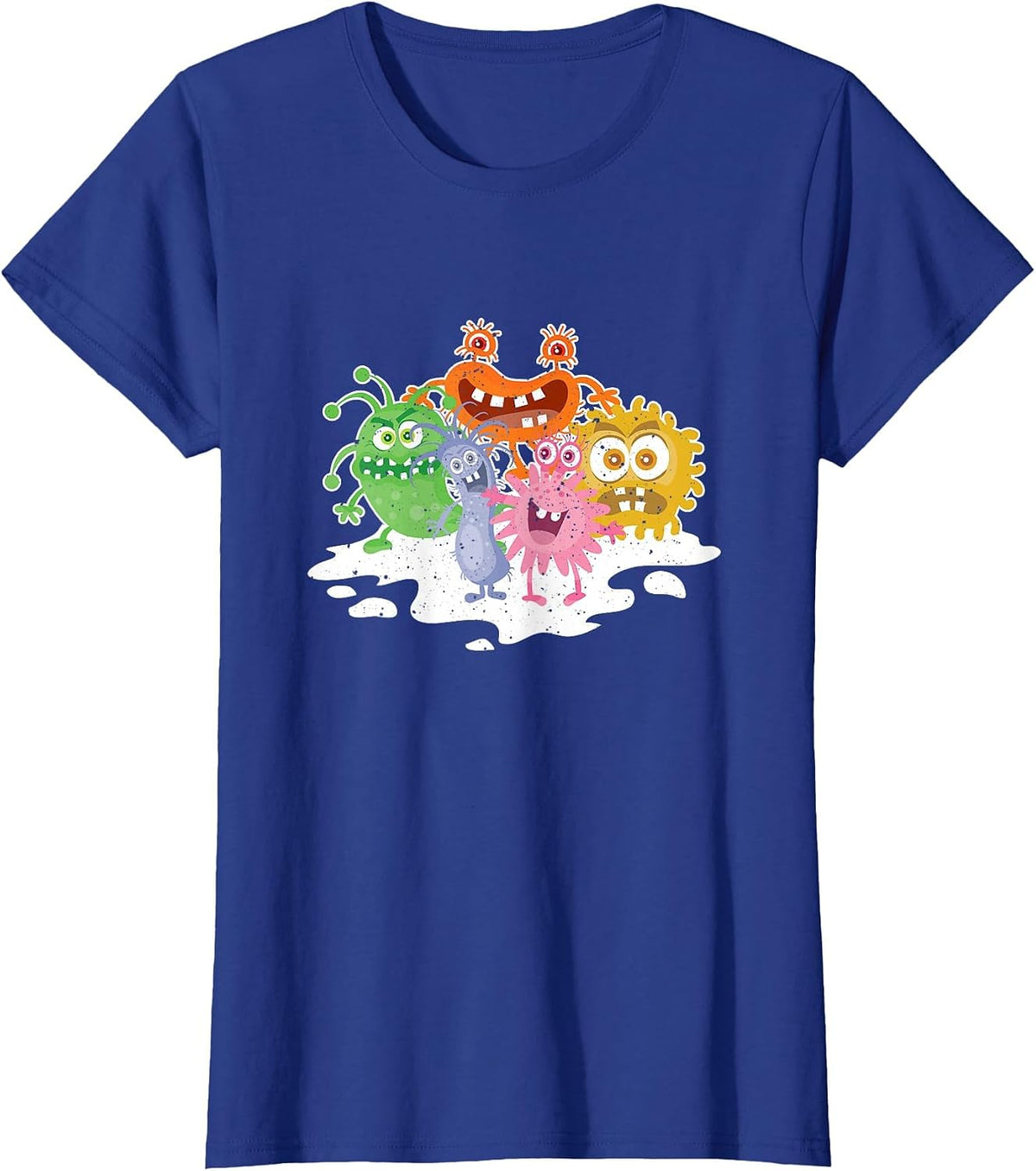 Germ Bacteria Funny Microorganisms Microbiologist Virus T-Shirt - Royal Blue